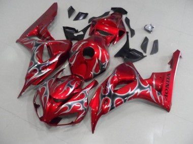 Rosso con Nero Grigio Fiamma Carene Honda CBR 1000 RR 2006-2007