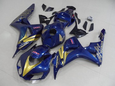 Scuro Blu con Oro Banda Carene Honda CBR 1000 RR 2006-2007