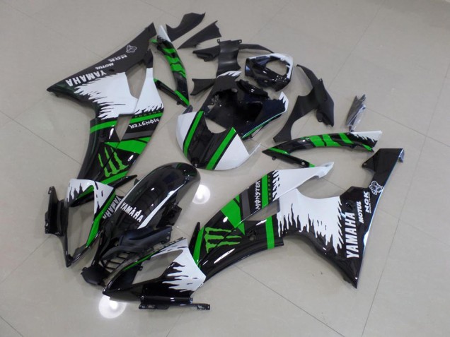 Special Bianco Verde Monster Carene Yamaha R6 2008-2016 Special Bianco Verde Monster Carene Yamaha R6 2008-2016