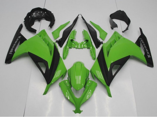 Stile OEM Verde Carene Kawasaki ZX 300R 2013-2016 Stile OEM Verde Carene Kawasaki ZX 300R 2013-2016