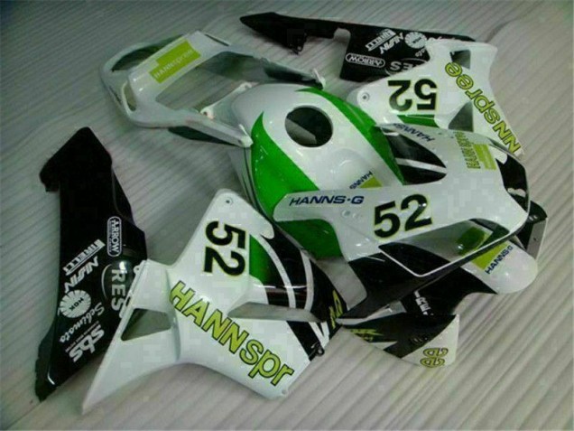 Verde Bianco Nero Carene Honda CBR 600 RR 2003-2004 Verde Bianco Nero Carene Honda CBR 600 RR 2003-2004