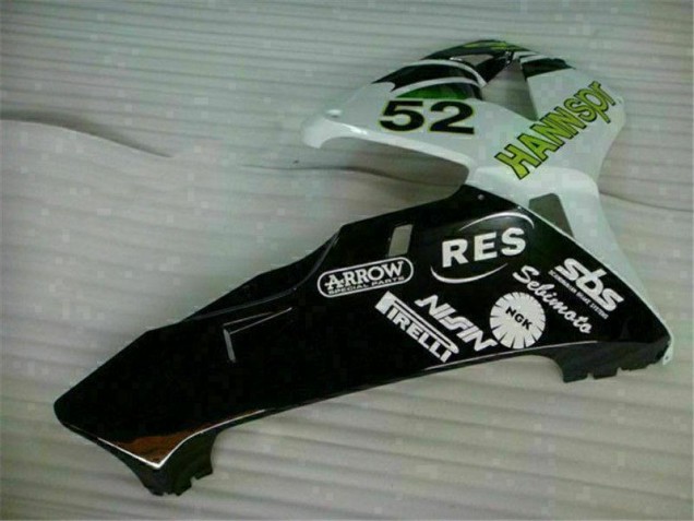 Verde Bianco Nero Carene Honda CBR 600 RR 2003-2004 Verde Bianco Nero Carene Honda CBR 600 RR 2003-2004