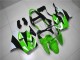 Verde Bianco Nero Carene Kawasaki ZX6R 2000-2002 Verde Bianco Nero Carene Kawasaki ZX6R 2000-2002