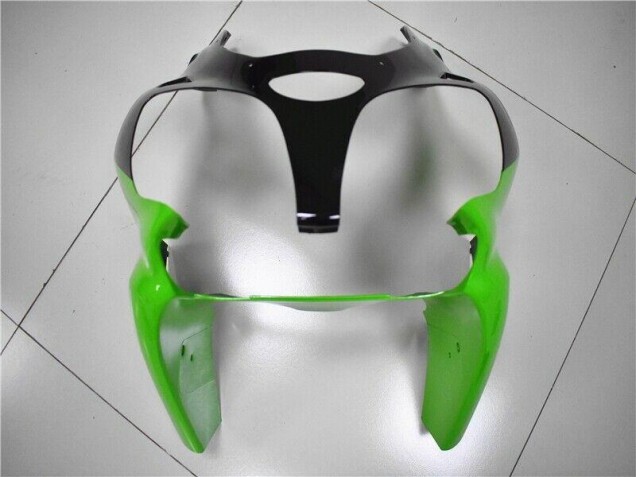 Verde Bianco Nero Carene Kawasaki ZX6R 2000-2002 Verde Bianco Nero Carene Kawasaki ZX6R 2000-2002