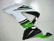 Verde Bianco Nero Carene Kawasaki ZX6R 2013-2018