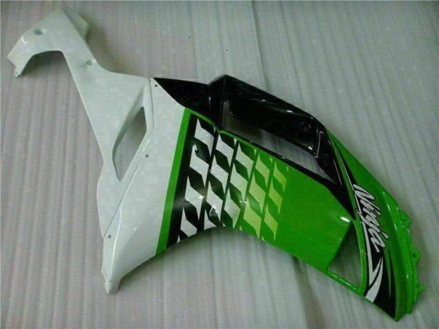 Verde Bianco Ninja Carene Kawasaki ZX6R 2007-2008