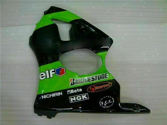 Verde Carene & Plastica Kawasaki ZX6R 2000-2002 Verde Carene & Plastica Kawasaki ZX6R 2000-2002