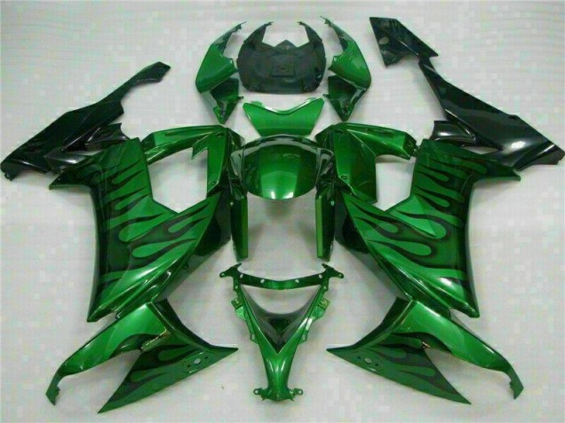Verde Fiamma Carene Kawasaki ZX10R 2008-2010 Verde Fiamma Carene Kawasaki ZX10R 2008-2010