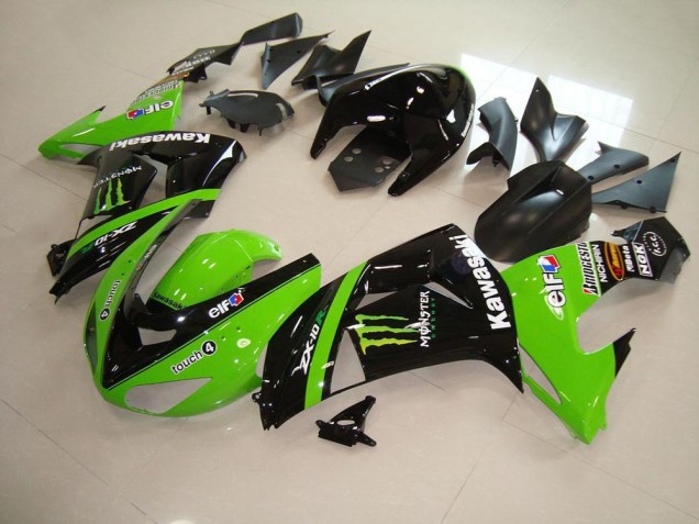 Verde Monster ABS Plastica & Carene Kawasaki ZX10R 2006-2007 Verde Monster ABS Plastica & Carene Kawasaki ZX10R 2006-2007