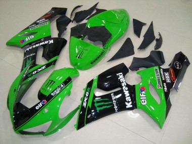 Verde Monster Carene Kawasaki ZX6R 2005-2006