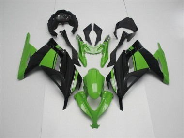 Verde Nero ABS Plastica & Carenatura Kawasaki EX300 2013-2016