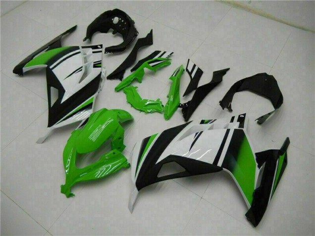 Verde Nero Argento Carene Kawasaki EX300 2013-2016 Verde Nero Argento Carene Kawasaki EX300 2013-2016