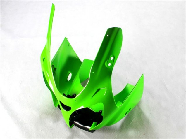 Verde Nero Bianco ABS Kits Carenatura Kawasaki ZX6R 2000-2002 Verde Nero Bianco ABS Kits Carenatura Kawasaki ZX6R 2000-2002