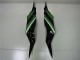 Verde Nero Carena Kawasaki ZX6R 2013-2018 Verde Nero Carena Kawasaki ZX6R 2013-2018