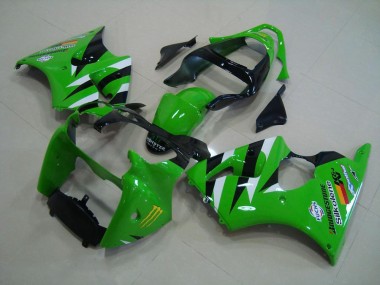 Verde Nero Carrozzeria & Carena Kawasaki ZX6R 2000-2002