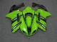 Verde Nero Carrozzeria & Plastica Kawasaki ZX6R 2007-2008 Verde Nero Carrozzeria & Plastica Kawasaki ZX6R 2007-2008