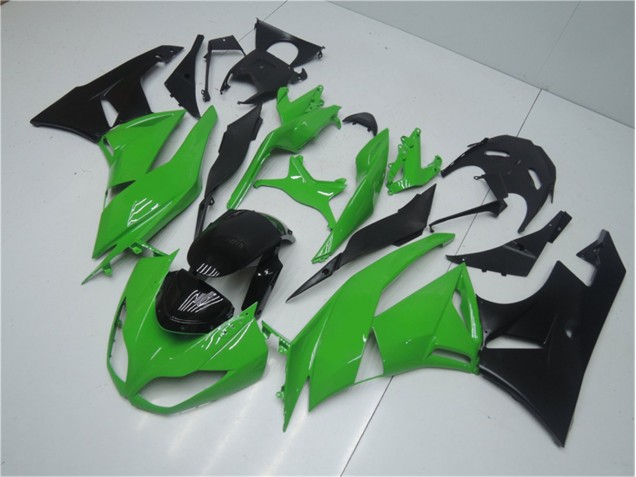 Verde Nero Kit Carenatura Completo ABS Kawasaki ZX6R 2009-2012 Verde Nero Kit Carenatura Completo ABS Kawasaki ZX6R 2009-2012