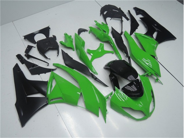 Verde Nero Kit Carenatura Completo ABS Kawasaki ZX6R 2009-2012 Verde Nero Kit Carenatura Completo ABS Kawasaki ZX6R 2009-2012