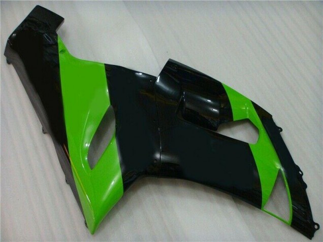 Verde Nero Kit Carenatura Iniezione Kawasaki ZX6R 2005-2006 Verde Nero Kit Carenatura Iniezione Kawasaki ZX6R 2005-2006