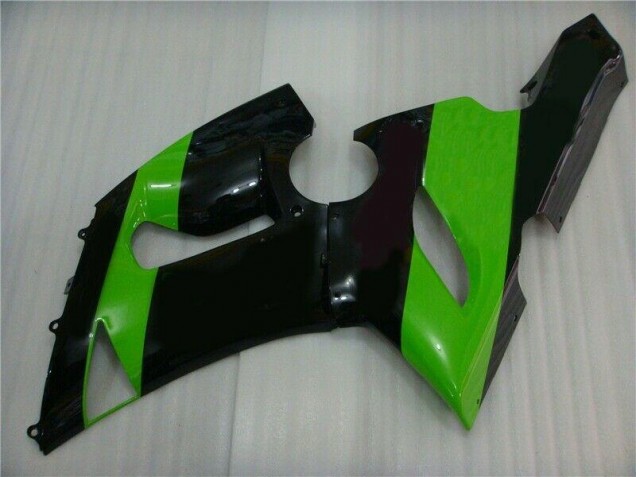 Verde Nero Kit Carenatura Iniezione Kawasaki ZX6R 2005-2006 Verde Nero Kit Carenatura Iniezione Kawasaki ZX6R 2005-2006