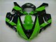Verde Nero Kit Carenatura Iniezione Kawasaki ZX6R 2005-2006 Verde Nero Kit Carenatura Iniezione Kawasaki ZX6R 2005-2006