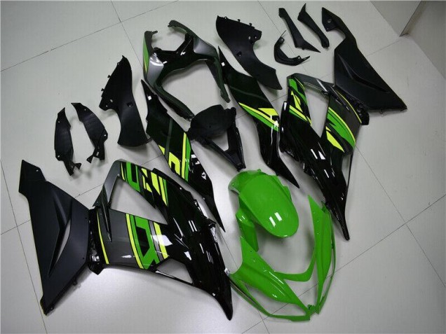 Verde Nero Kits Carene Kawasaki ZX6R 2013-2018 Verde Nero Kits Carene Kawasaki ZX6R 2013-2018