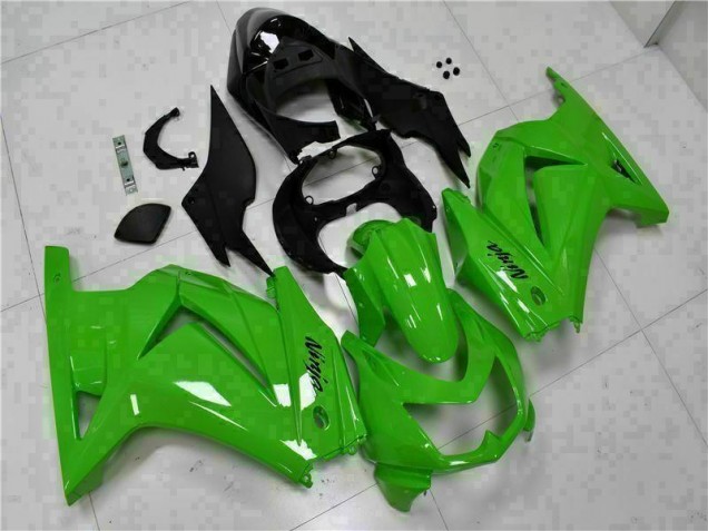 Verde Nero Ninja ABS Plastica & Carenatura Kawasaki EX250 2008-2012 Verde Nero Ninja ABS Plastica & Carenatura Kawasaki EX250 2008-2012