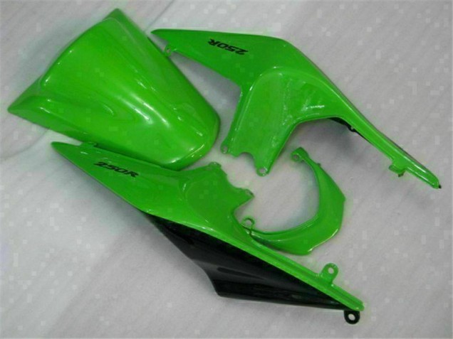 Verde Nero Ninja ABS Plastica Kawasaki EX250 2008-2012