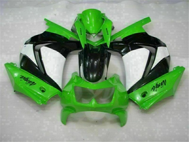 Verde Nero Ninja ABS Plastica Kawasaki EX250 2008-2012
