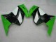 Verde Nero Ninja Kits Carenatura Completa Kawasaki EX250 2008-2012 Verde Nero Ninja Kits Carenatura Completa Kawasaki EX250 2008-2012