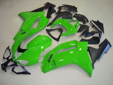 Verde Nero Opaco Carene Kawasaki ZX6R 2007-2008