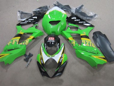 Verde Rizla Q8 Oils Carene Suzuki GSXR 1000 K7 2007-2008