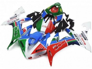 Verde Rosso Blu Bianco Carene Yamaha R1 2004-2006
