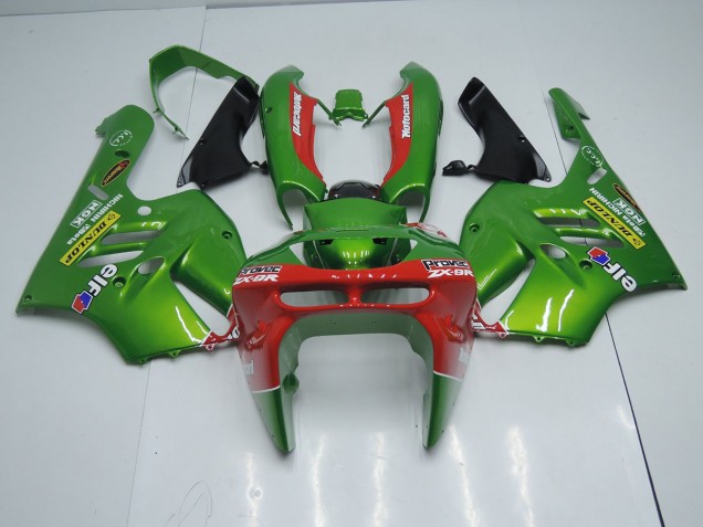 Verde Rosso Carene Kawasaki ZX9R 1994-1997 Verde Rosso Carene Kawasaki ZX9R 1994-1997